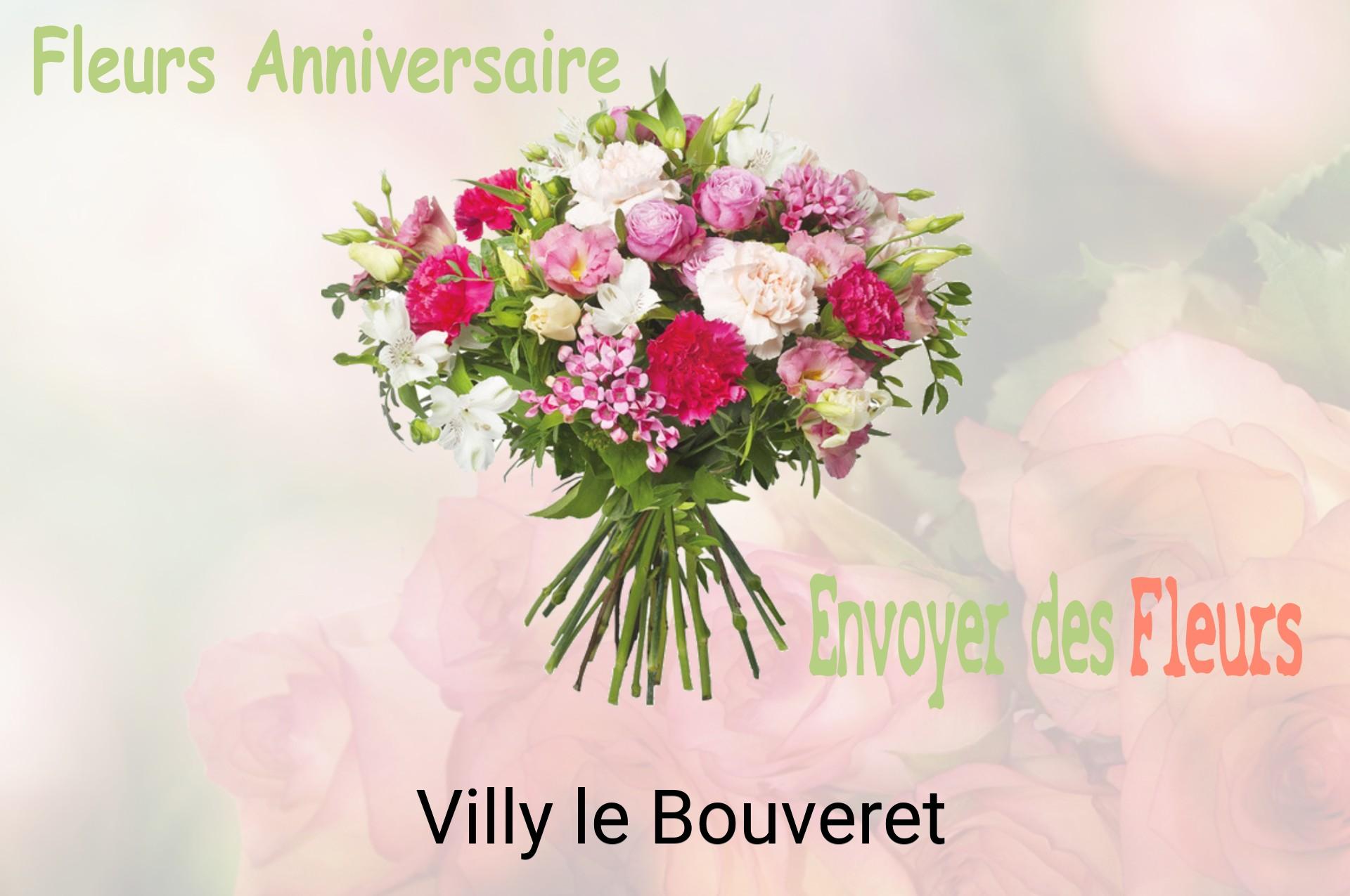 Bouquet de fleurs d’anniversaire livré à Villy-le-Bouveret